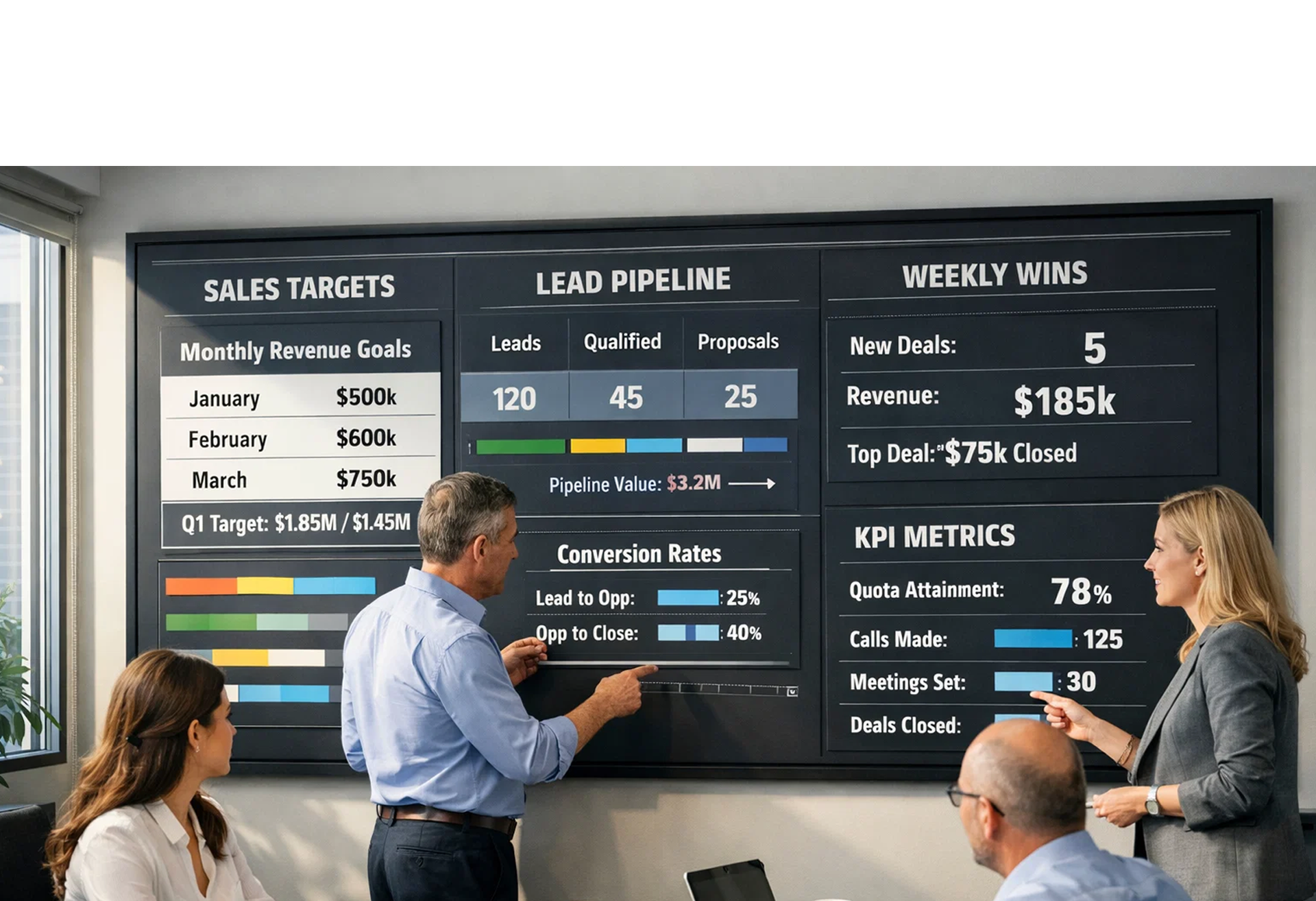 Can a Business Planning Board Improve Team Sales Targets?